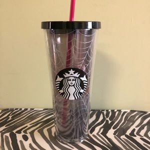 Starbucks Halloween Spider Web Venti Cup Tumbler